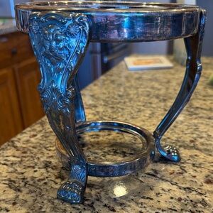 Elegant Silver Plant Stand